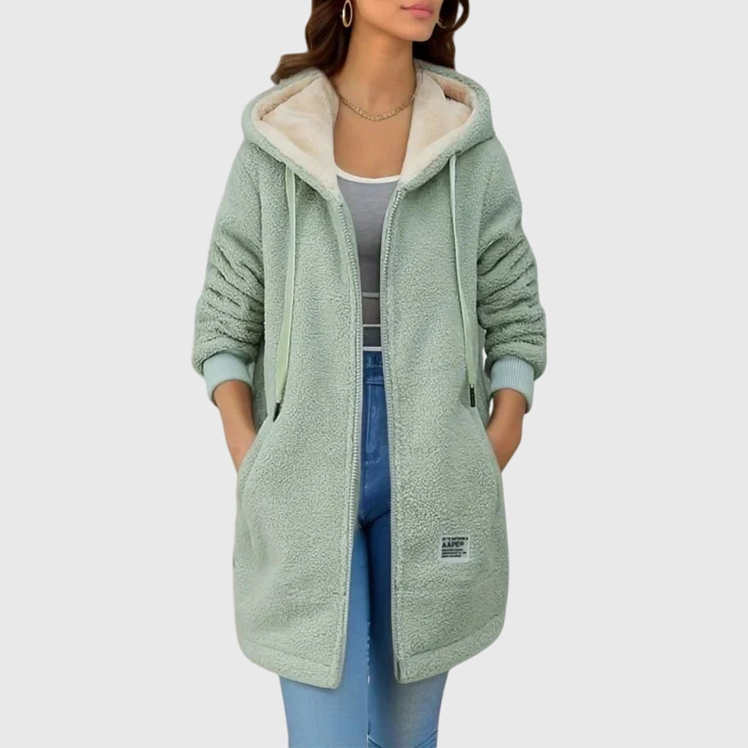 Birgitta | Dames fleecejack – Stijl en warmte voor koude dagen